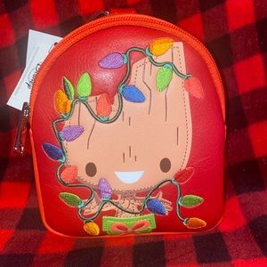 Loungefly Guardians of the Galaxy Groot Holiday Wristlet